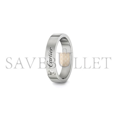 CARTIER C DE CARTIER WEDDING RING, WIDTH 4 MM, 1 DIAMOND B4098200